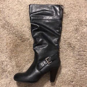 Slouchy Heeled Boots
